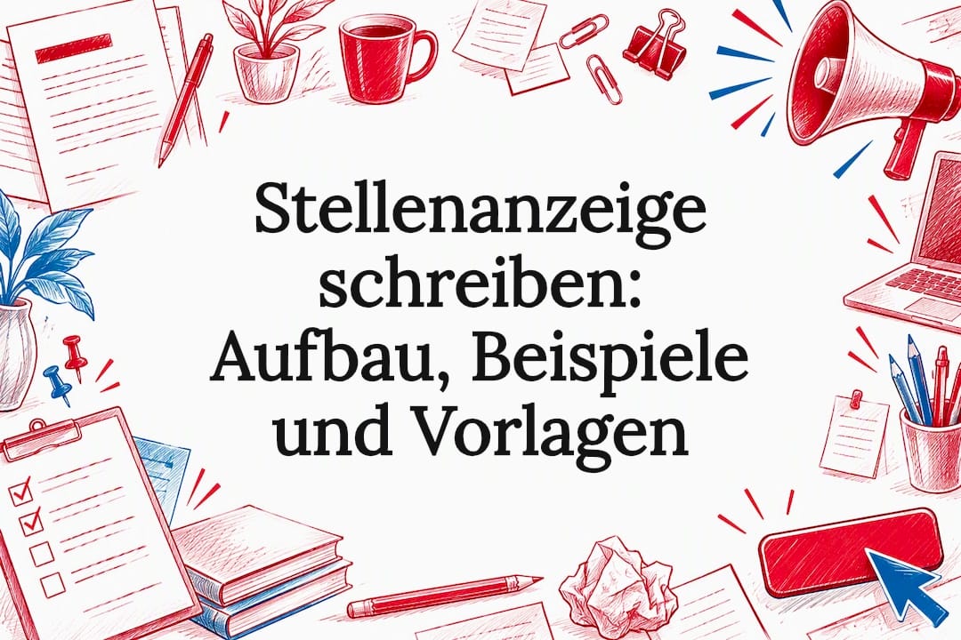 Attraktive Titelkarte für Stellenanzeigen