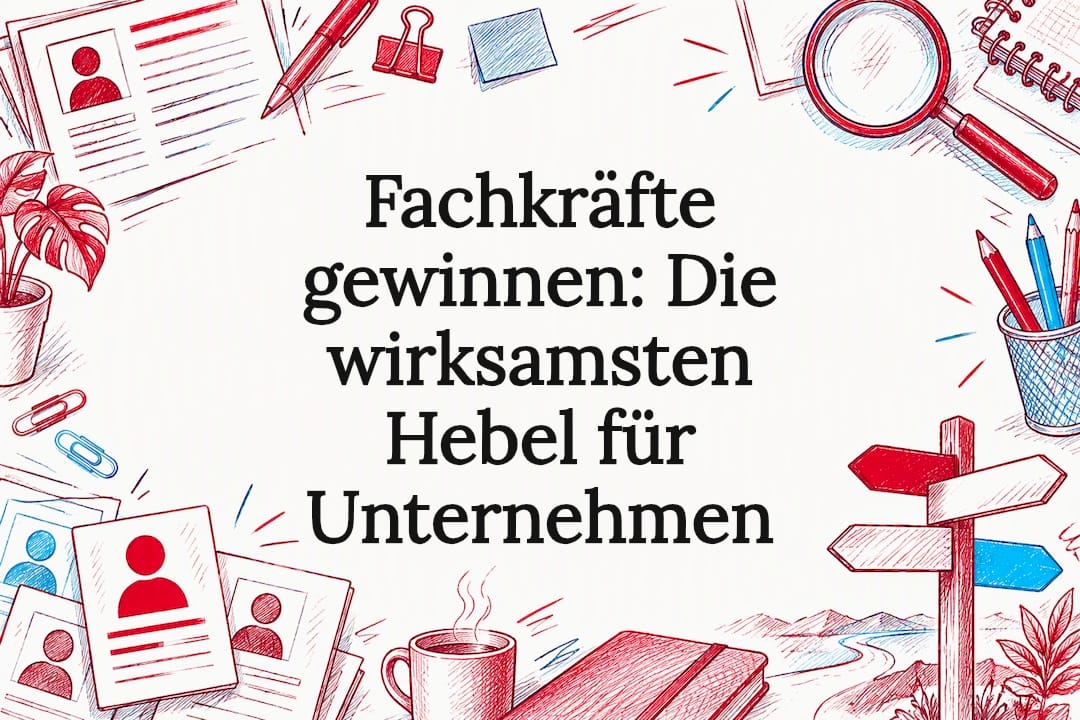 Beispielhafte Titelkarte zur Gewinnung von Fachkräften