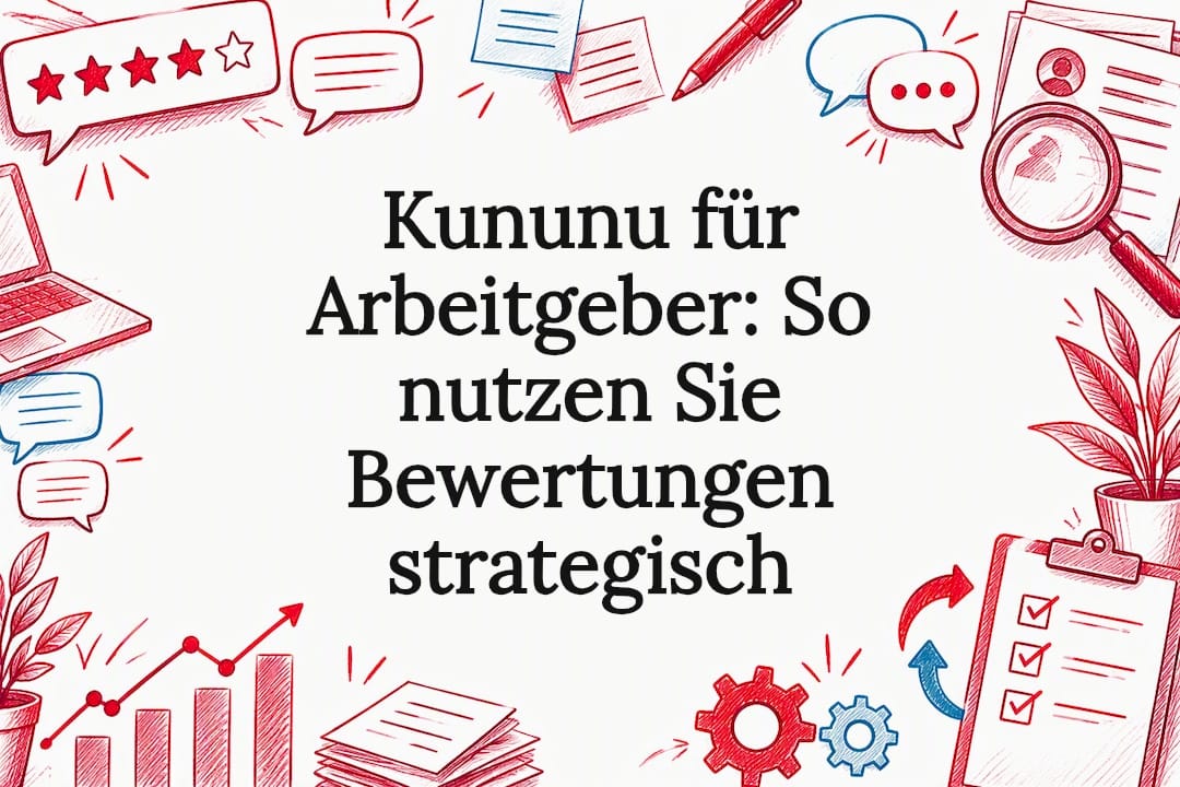 Anschauliche Illustration zu Arbeitgeberbewertungen