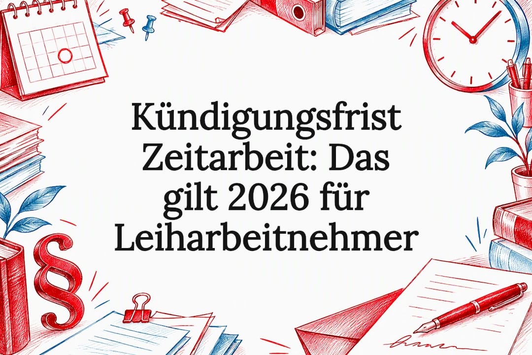 Illustrierte Titelseite zu Kündigungsfristen