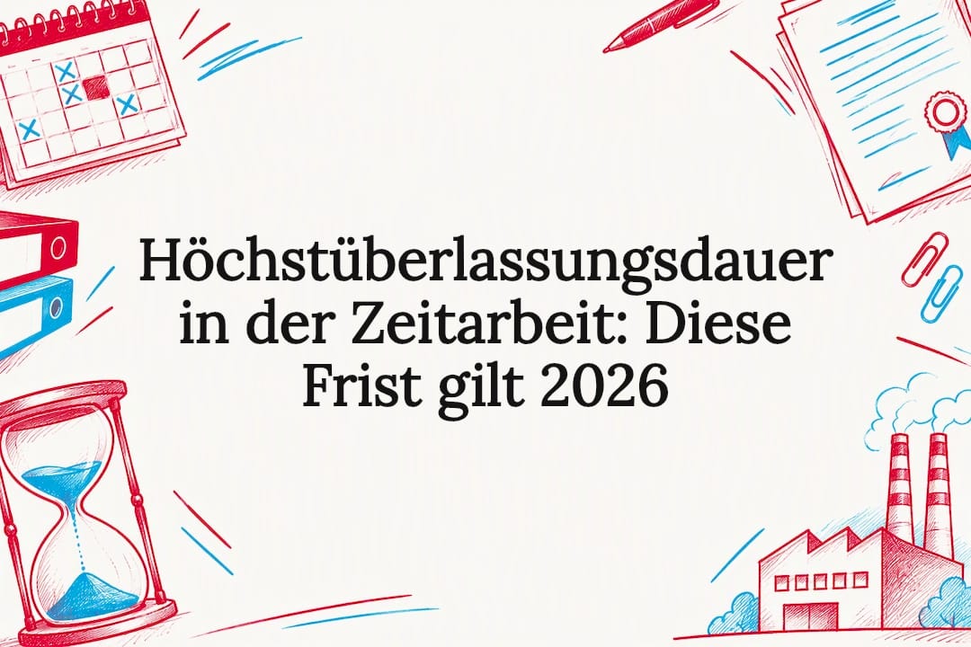 Anschauliche Illustration der maximalen Überlassungsdauer