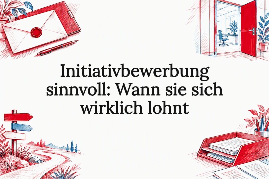 Deckblatt für die Initiativbewerbung