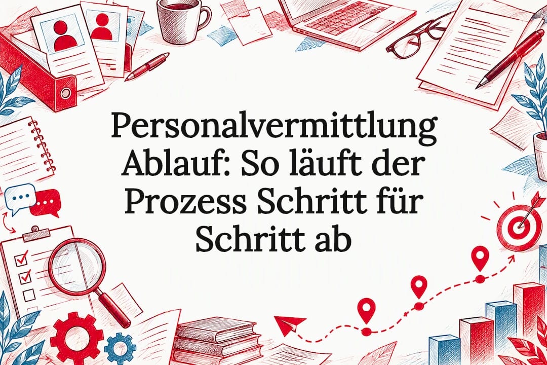 Beispielhafte Titelseite zum Ablauf der Personalvermittlung