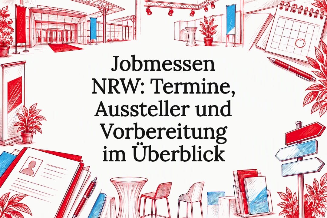 Titelseite für Jobmessen und Karriereplanung in NRW