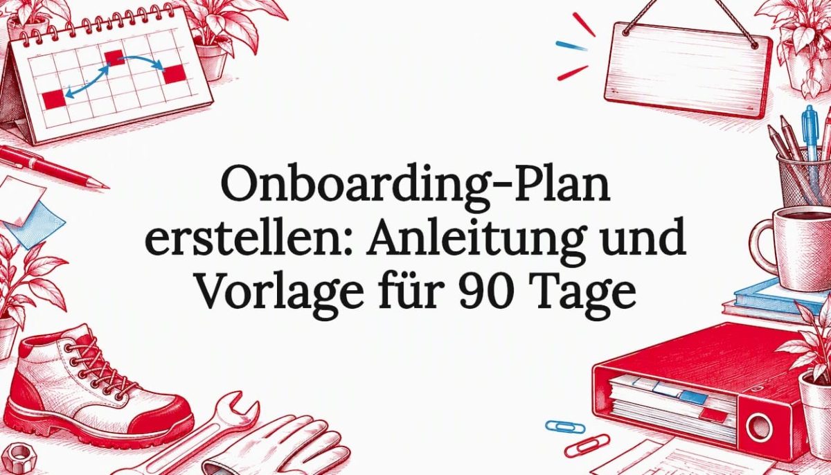 Handgezeichnete Onboarding-Illustrationen auf hellem Titelblatt