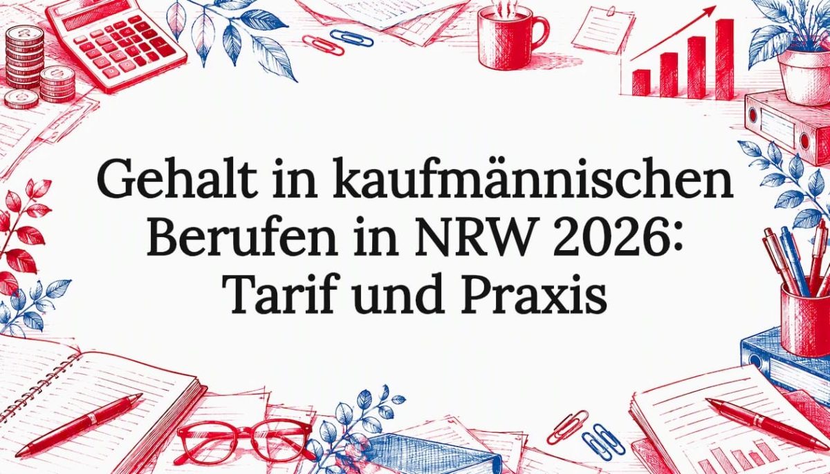 Gehaltsmotiv als handgezeichnete Titelkarte