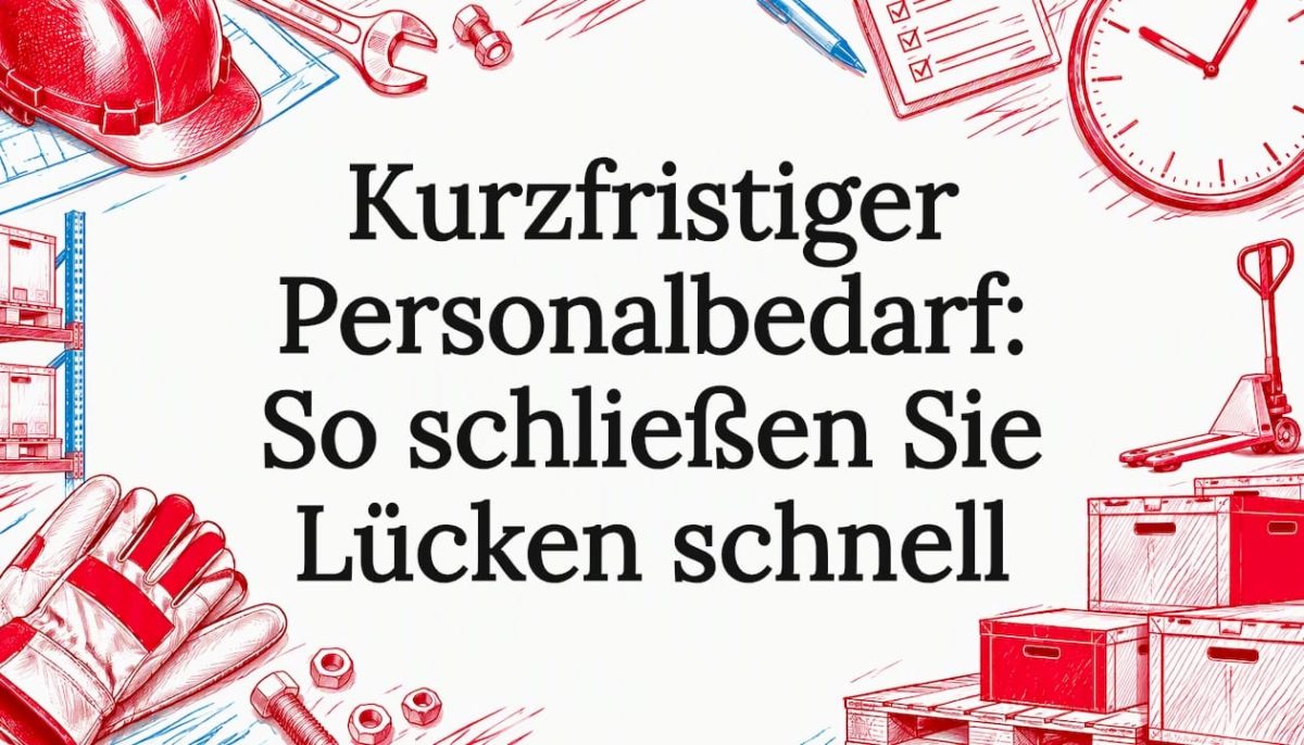 Skizzierte Arbeitswerkzeuge umrahmen den Artikeltitel